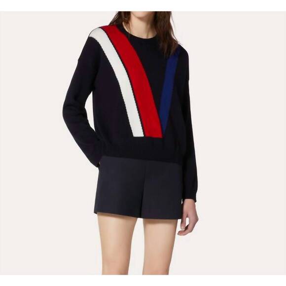 NEW VALENTINO intarsia cashmere knitwear sweater